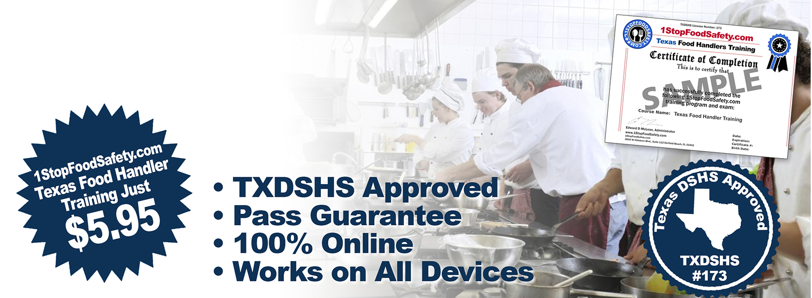 Texas Food Handler Training Just 5 95 2 Year Certification